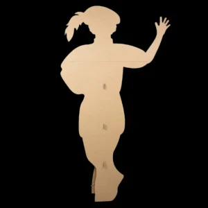 Best KarTent Karton Lebensgrose Piet-Figur