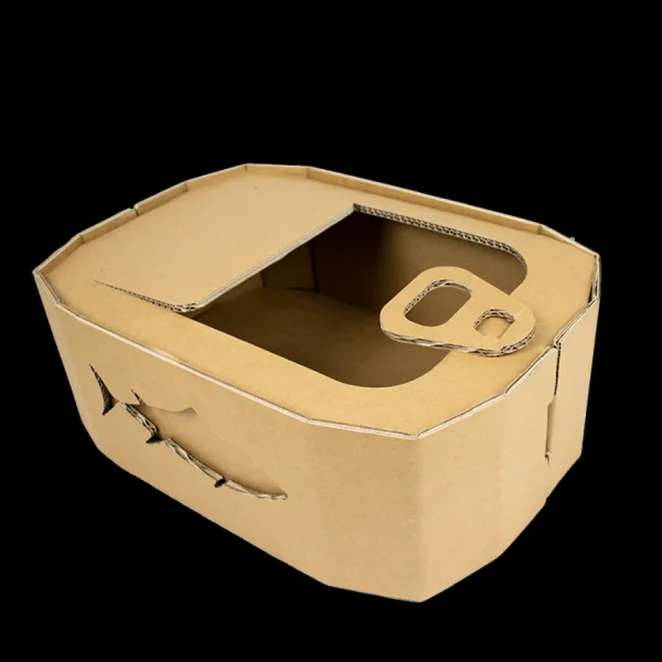 New KarTent Katzenkorb Aus Pappe Sardinen Konnen