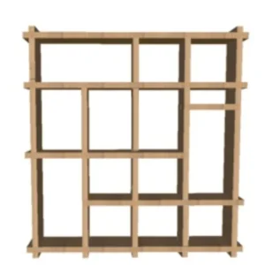 Store KarTent Utah | Wabenschrank Mit Offenen Fachern